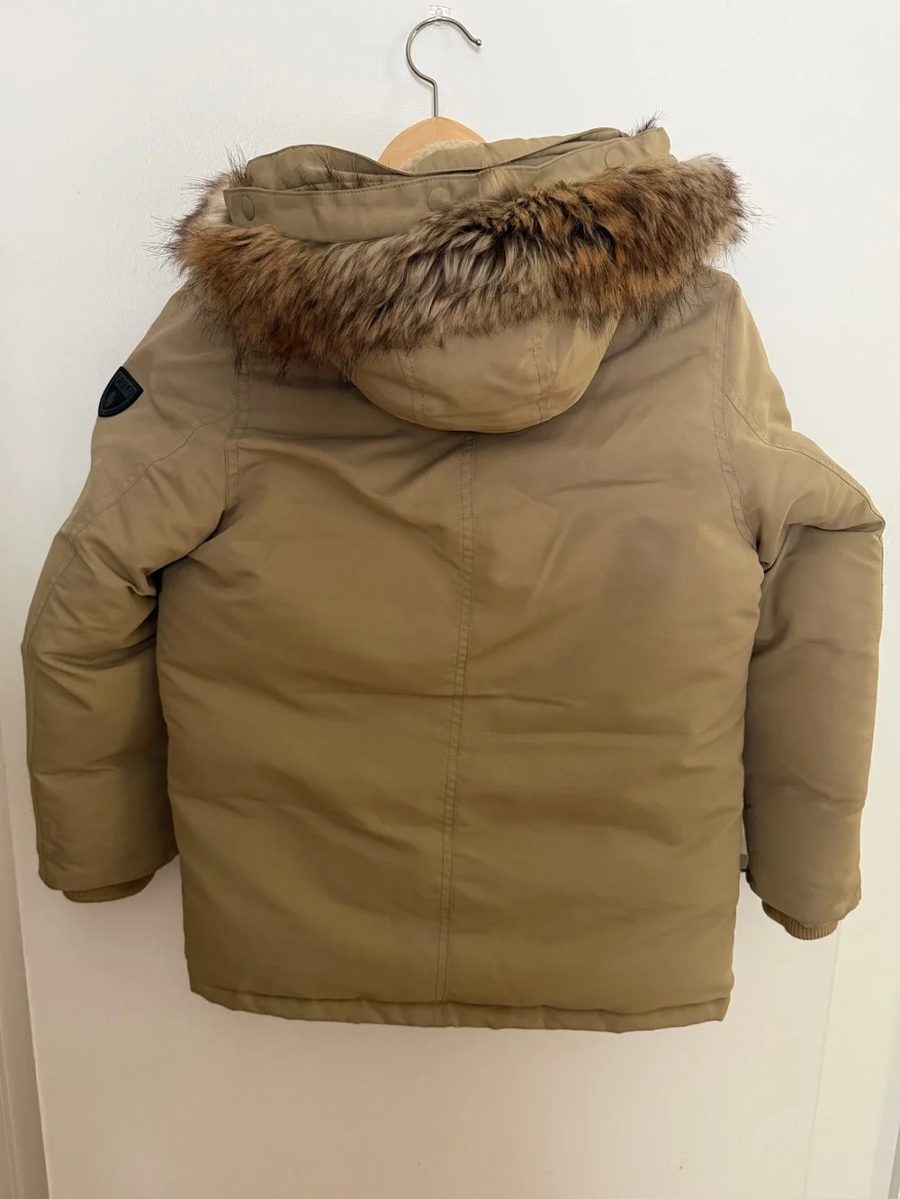 Polo by Ralph Lauren Cream Sherpa-Lined Jacket for Kids